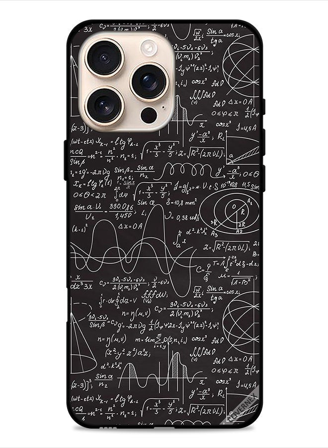 Covernex Apple iPhone 16 Pro Max Protective Case Cover Math Equations  - Image 1