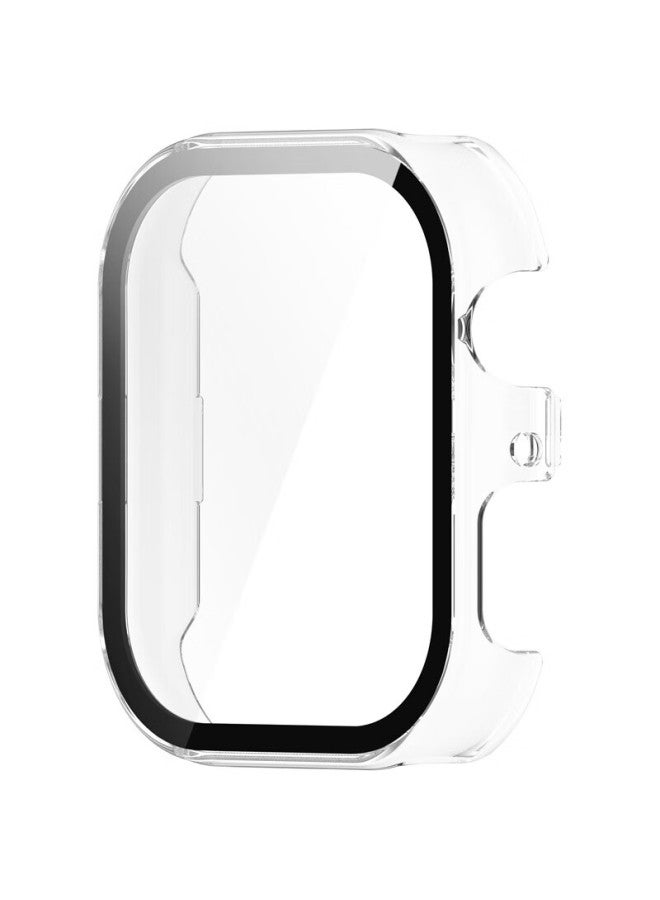 Kmaxai Compatible With Honor Rossini Smarch 2i Protective Film + Hard Case, Integrated Dial Full Protection Cover Screen Film Anti-scratch Drop-resistant Anti-fingerprint Tempered Glass Film, Transparent