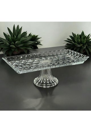 صحن تقديم زجاج بقاعدة 28X14X11 سم - pzsku/ZB335C2682CE89291FB26Z/45/1747719817/07ea8b03-639d-4c00-a916-741df1547915