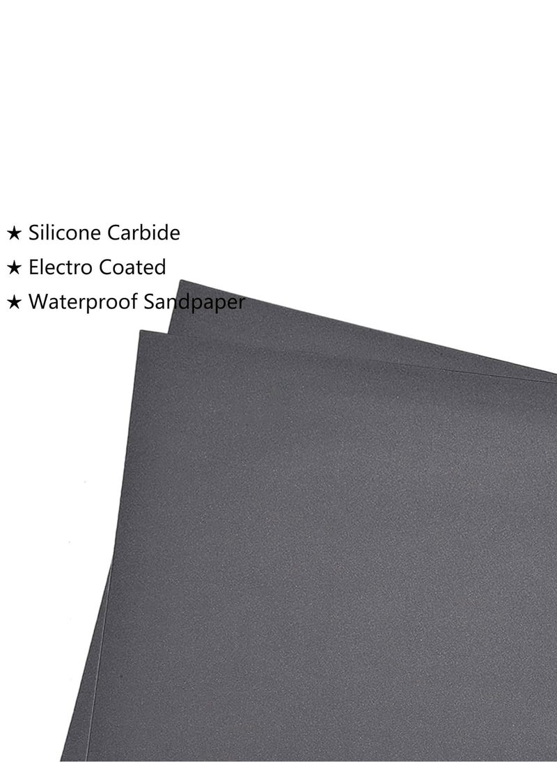 Clarke Waterproof 120 Grit Sanding Paper Set (50 Pieces)  - Image 3