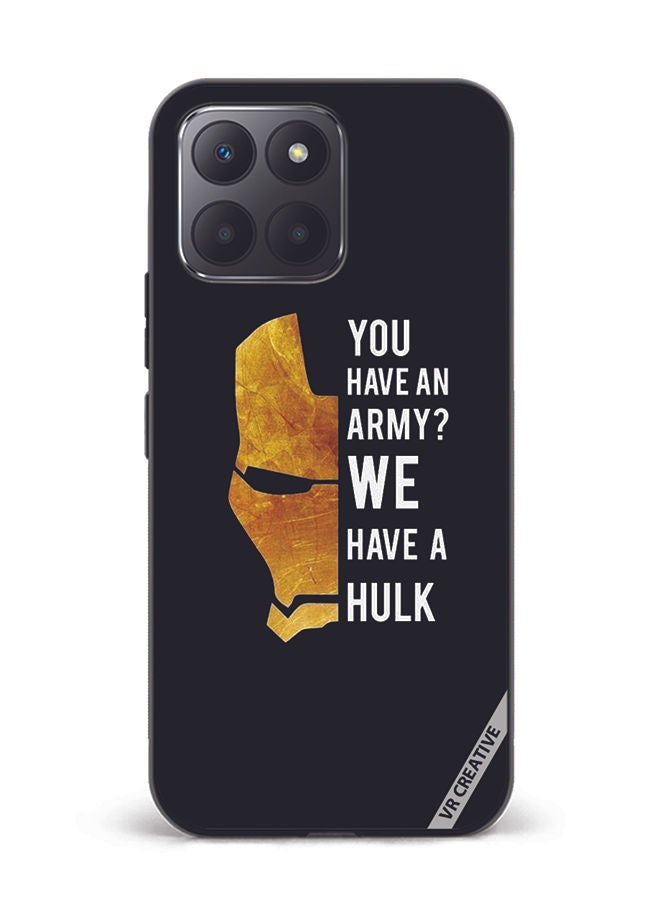 VR CREATIVE Protective Case Cover For Honor 70 Lite Hulk Caption Design Multicolour - Image 1