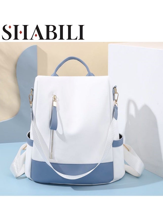 SHABILI Girls' Nylon Material Backpack, Student's Large-capacity School Bag College Bag Tourist Bag Back Bag, Daily Commuting Shoulder Bag Crossbody Bag Office Bag Handbag Tote Bags for Women/Teenagers  - Image 1