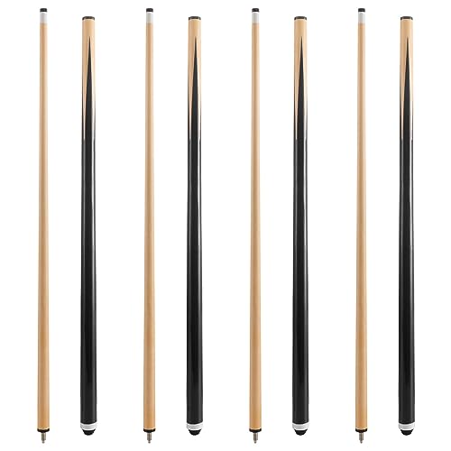 HMQQ Pool Cue Stick/Billairds cue Stick Pool Stick 58" Set of 2/Set of 4 /Set of 4 20OZ, 48" Set of 2/ Set of 4, with Different Weight/Size/Quantity (58" Set of 4 20OZ) - Image 1