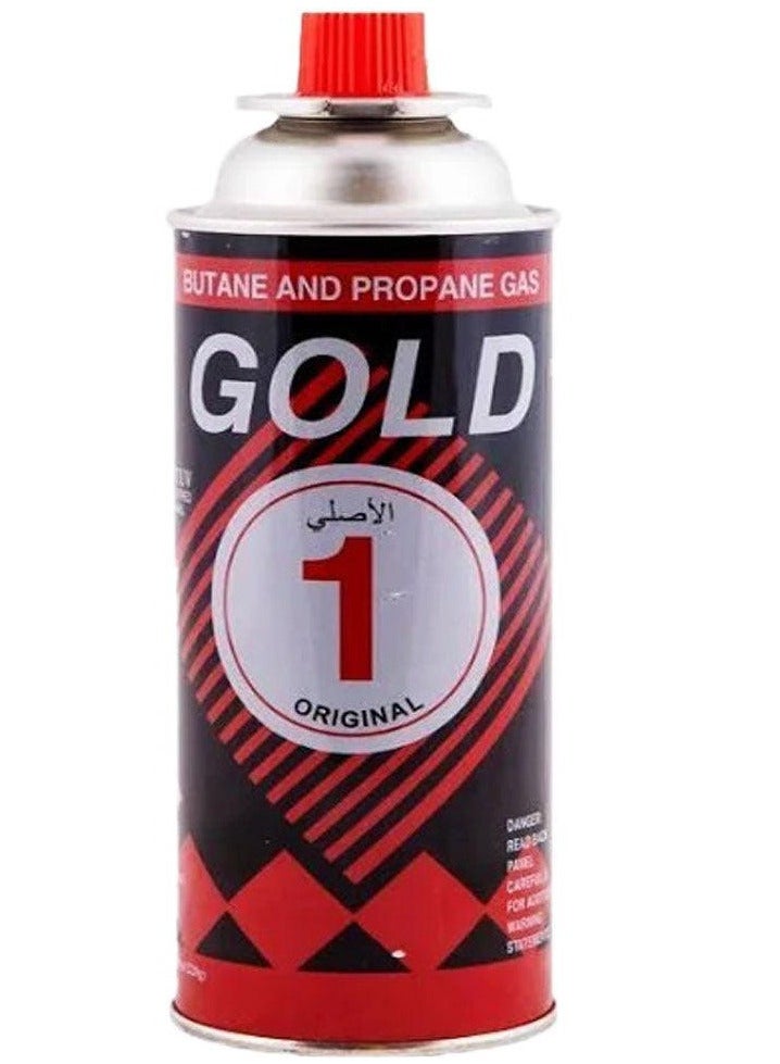 اسطوانة غاز البوتان علبة غاز بوتان لتشغيل الولاعات والبوتاجاز المحمول وادوات التخييم والسفاري  لتشغيل البشبوري المحمول 220 جرام - Image 1