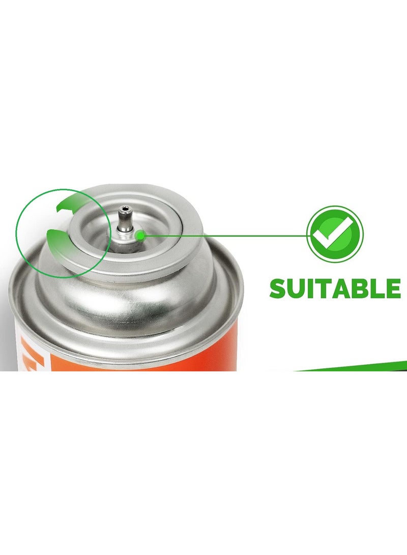 اسطوانة غاز البوتان علبة غاز بوتان لتشغيل الولاعات والبوتاجاز المحمول وادوات التخييم والسفاري  لتشغيل البشبوري المحمول 220 جرام - Image 2