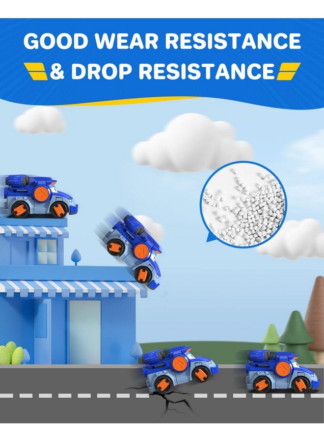 Super Wings 5 Inch Transformable Toys Leo Action Figure, Transforming Airplane to Robot, Season 5 New Character, Fun Toy Plane for 3 4 5 Years Old Boys Girls, Preschool Birthday Gift for Kids, Blue - Image 4