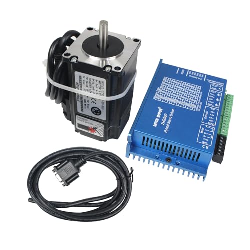 CNCTOPBAOS Nema23 Closed Loop Stepper Motor Kit 2N.m 4.2A,Closed-Loop Servo Motor 2Nm 76mm,HSS57 Hybrid Driver Controller CNC Kit 24-50V DC for CNC Router Engraving Milling Machine - Image 1