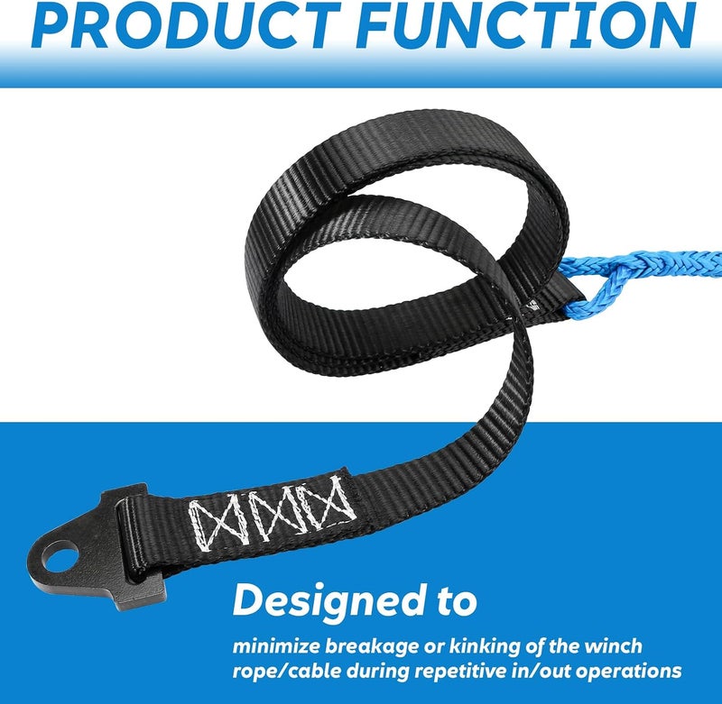 Apopip Plow Strap For ATV UTV Winch 64in Length Heavy Duty, ATV Snow Plow Parts Plow Lift Strap of Snow Plow Accessories - Image 2