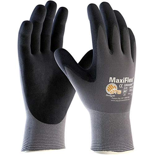 MaxiFlex 3 Pack 34-874 XS Ultimate Nitrile Grip Work Gloves Size X-Small (3) - Image 2