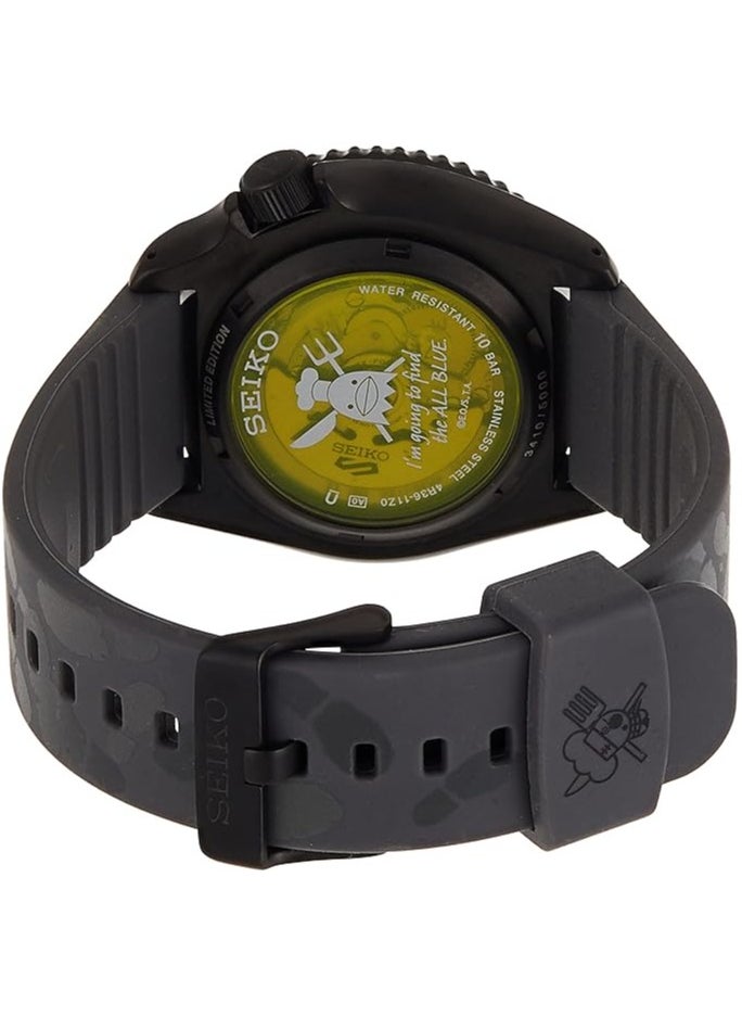 Seiko - Seiko 5 Sports One Piece ‘Vinsmoke Sanji’ Automatic Grey Dial Silicone Strap SRPH69K1 - Image 1