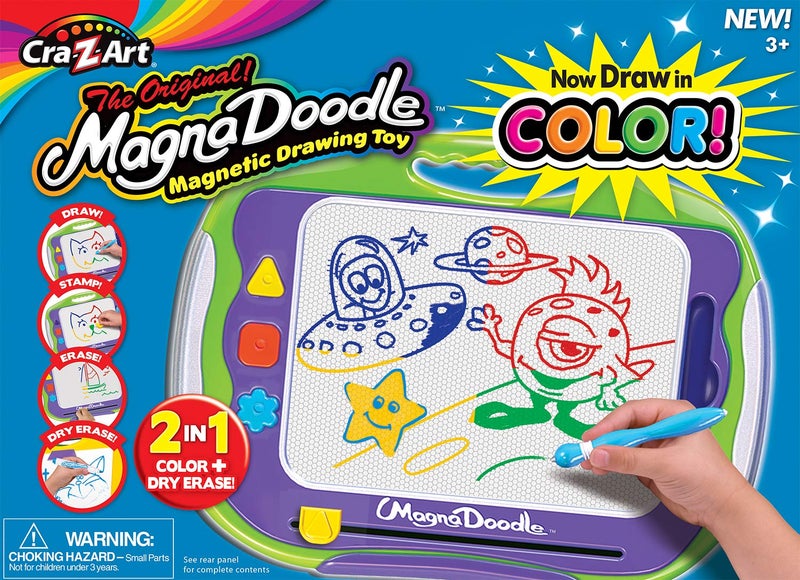 Cra-Z-Art Magna Doodle in Color - 50 Years of Creative Fun with Magnetic Drawing Board, Ages 3+ - Image 1