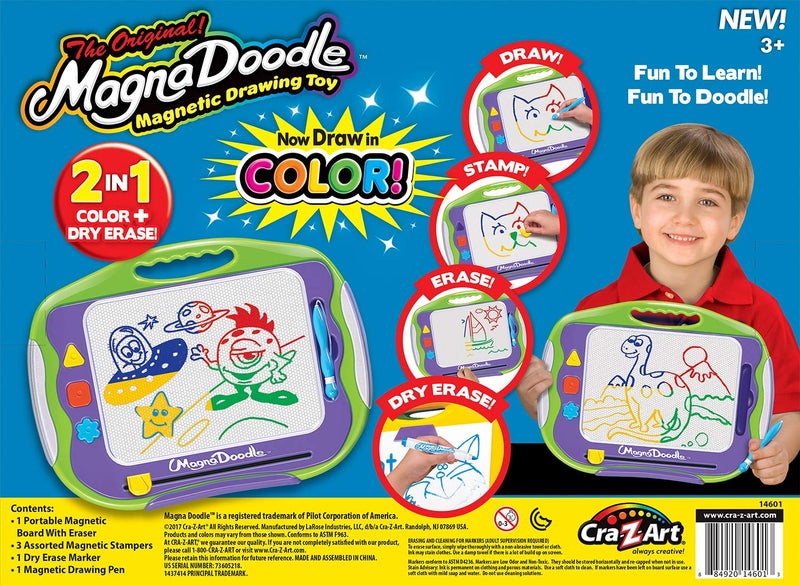 Cra-Z-Art Magna Doodle in Color - 50 Years of Creative Fun with Magnetic Drawing Board, Ages 3+ - Image 2