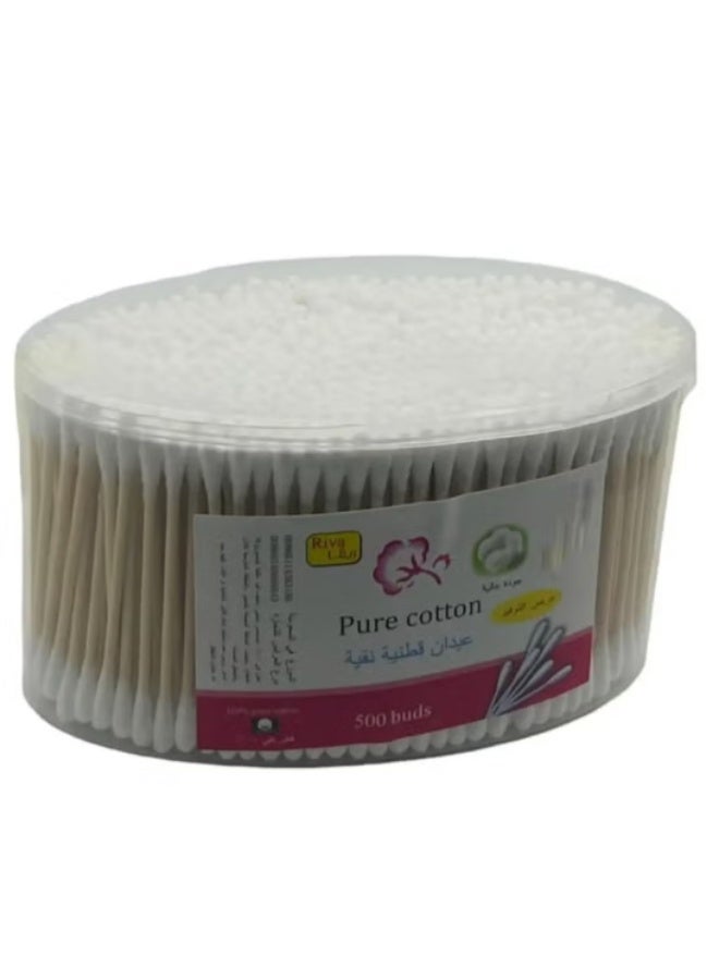Pure Cotton Swabs 500 Buds