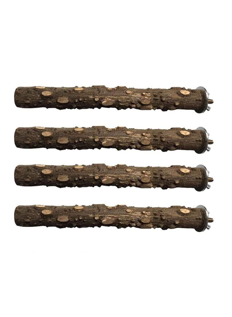 حامل ببغاء شائك من الخشب الطبيعي ، لعبة على شكل فرع ، عصا طحن بمخلب من أجل الطيور الصغيرة والمتوسطة الحجم ، ملحقات قفص كونور ببغاء كوكاتيل - Image 2