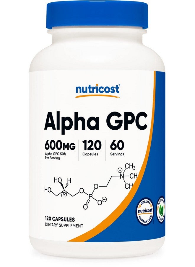 Nutricost Alpha Gpc 600Mg 120 Vegetarian Capsules Nongmo And Gluten Free 300Mg Per Capsule - Image 2