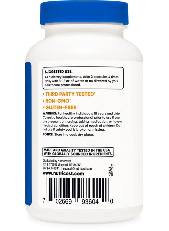 Nutricost Alpha Gpc 600Mg 120 Vegetarian Capsules Nongmo And Gluten Free 300Mg Per Capsule - Image 3