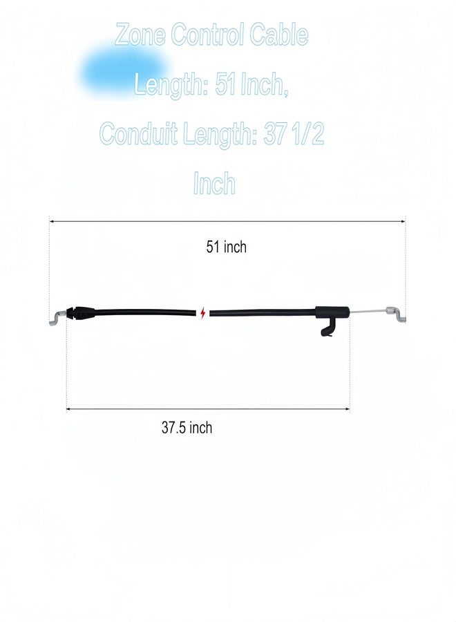 ZLLITONS 946-04661A 746-04661A 746-04661A 946-04661 Control Cable Fits MTD, Troy-Bilt, Craftsman, Yard Machines, Cub Cadet, Yard Man, Bolens, Murray Lawn Mowers - Image 5