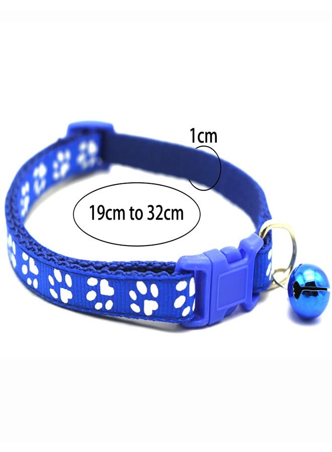وهاواي 12PCS Cat Collar with Bell, Breakaway Cat Collar with Safety Release Buckle and Bell, Adjustable for Cats and Kitten, Color Assorted - Image 2