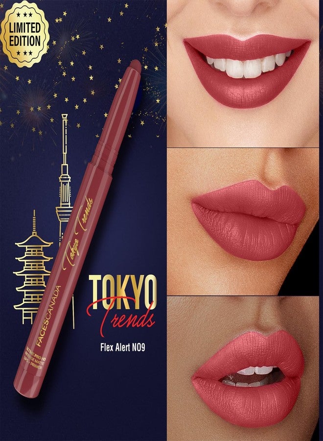 FACESCANADA Ultime Pro HD Intense Matte Lips + Primer - Tokyo Flex Alert N09, 1.4g, Limited Edition | 9HR Long Stay | Primer Infused For Flawless HD Matte Finish | Intense Color | Lightweight - Image 2
