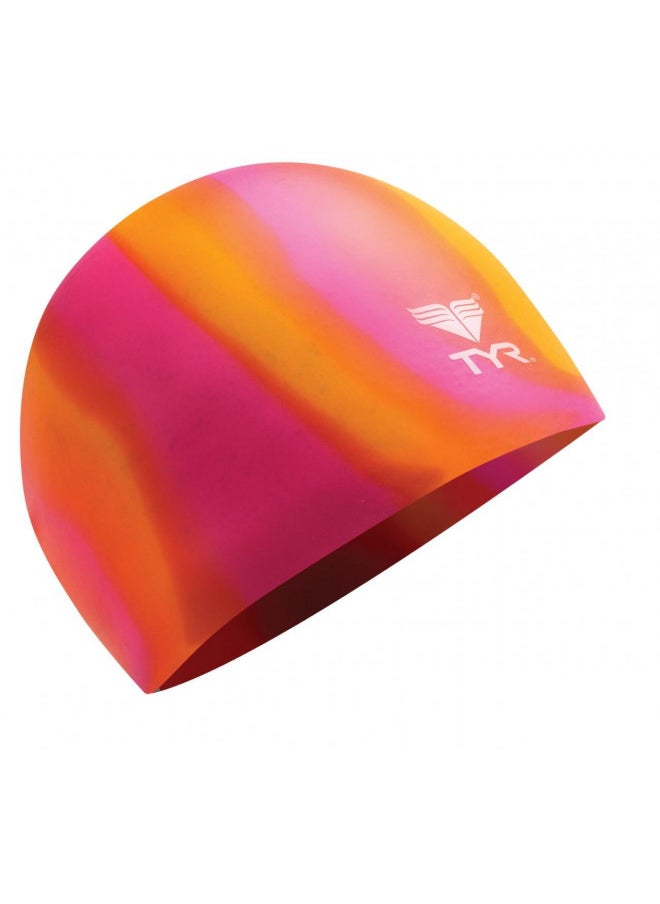 TYR Multi Silicone Cap, Orange/Pink, 7 x 4 x 1 inche - pzsku/ZB33682B4C4BC57B81D67Z/45/_/1732282777/5e567c3e-ff59-4dc3-9789-3c141f6a8fb0