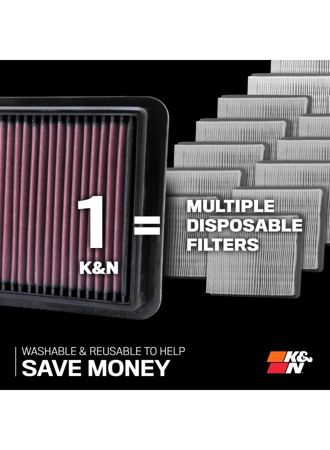 K&N 33-2936 High Performance Engine Air Filter - Image 4