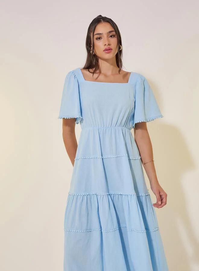Take Two Tiered Midi Dress