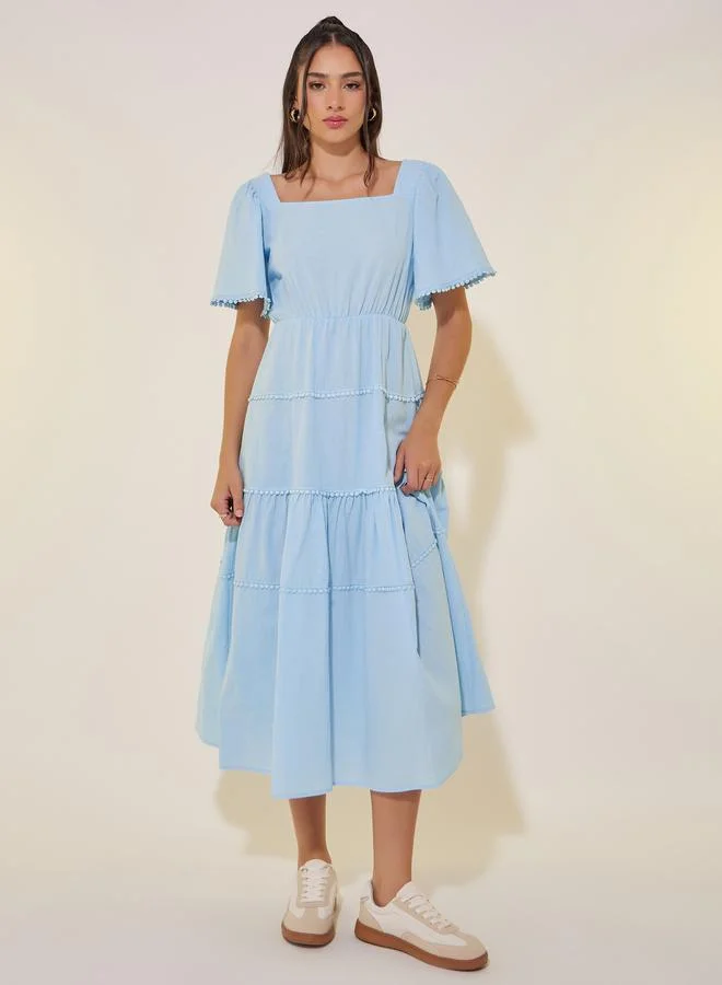 Take Two Tiered Midi Dress