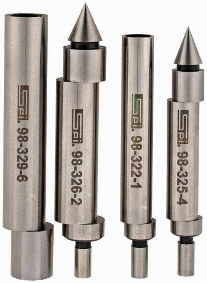 SPI Mechanical Edge & Center Finder Set: Single End, Double End, Cylinder Contact, Cone Contact - Image 2