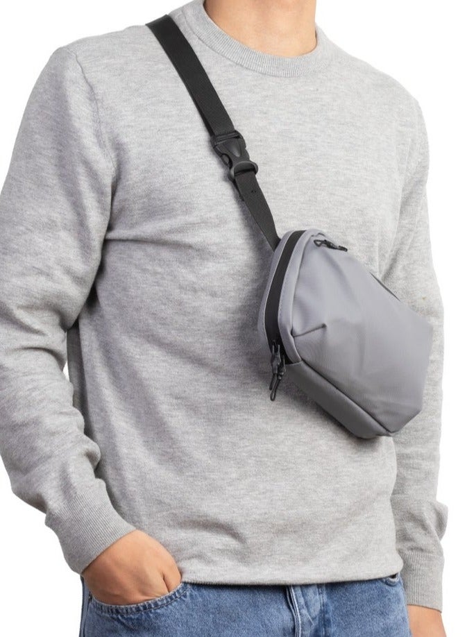 Ar supply Trans Bag by Arij Bags | 3-in-1 Crossbody, Chest and Hand Bag for Daily Use and Outings, Padded Interior for Shock Protection, Main Pocket and Multiple Compartments (23 × 15 × 8 cm) (Grey) - Image 2