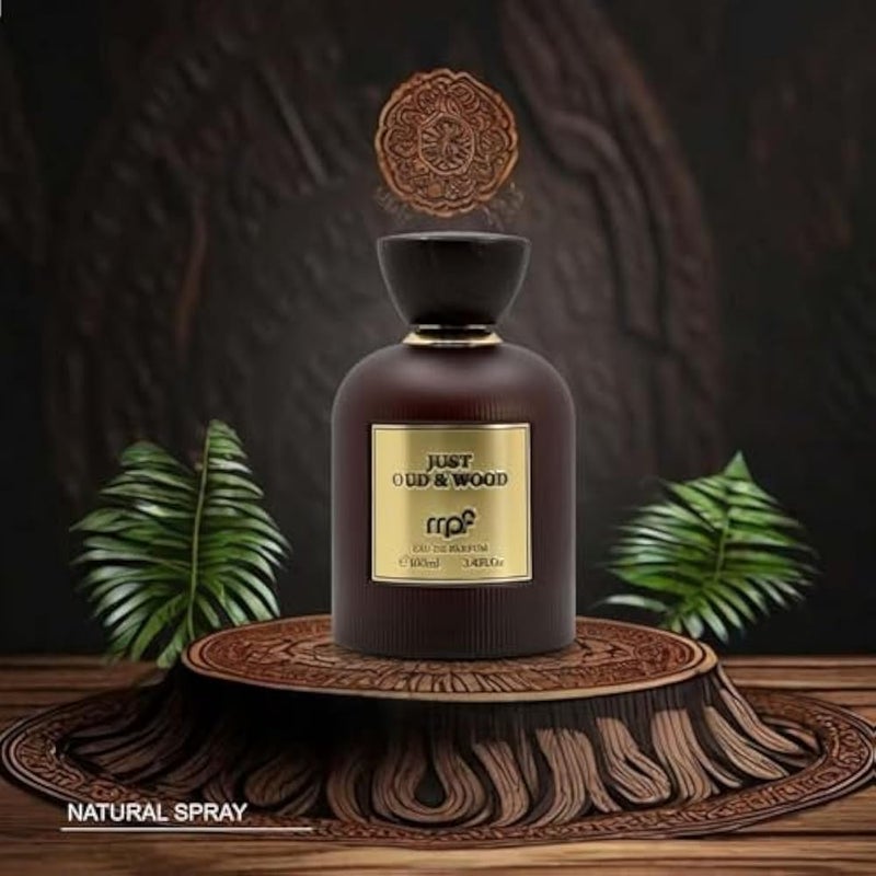 MPF Just Oud & Wood Eau De Parfum For Men 100ml - Image 2