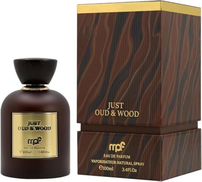 MPF Just Oud & Wood Eau De Parfum For Men 100ml - Image 1