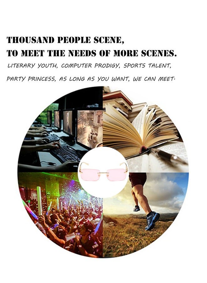 جي أس نظارة شمسية عصرية من المعدن رئيس الفهد - Image 4