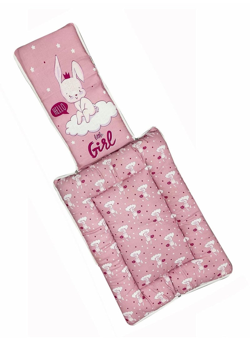 Elvana 3 in 1 Baby Sleeping Bag & Carry Nest | Cotton Bedding Set for Infants & New Born Baby | Portable/Travel & Skin Friendly | 0-3 Months (Spacewalk) - Image 4