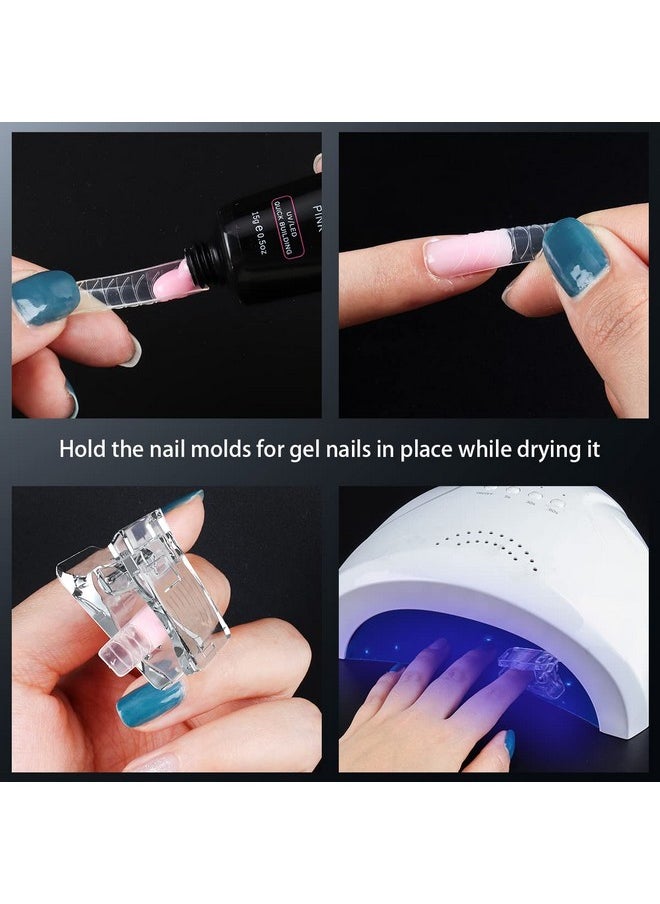 BELOVING - Beloving 10Pcs Nail Tip Clips, Nail Extension Gel Quick Building Nail Tips Clip for Nail Kit False Nail Tips and Dual Forms Manicure Nail Art Tools - Image 1