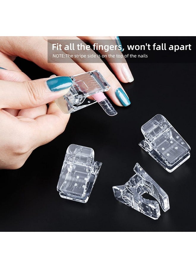 BELOVING - Beloving 10Pcs Nail Tip Clips, Nail Extension Gel Quick Building Nail Tips Clip for Nail Kit False Nail Tips and Dual Forms Manicure Nail Art Tools - Image 1