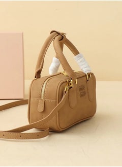 Miu Miu Arcadie padded suede top-handle bag  - Image 2