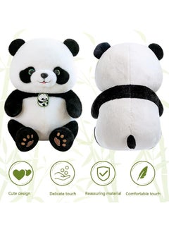 MAGIC VAULT Panda Plush Toy - 30CM Soft Panda Stuffed Animal, Cute Mom & Baby Panda Bear Plushie, Kids Toy Gift for Boys & Girls, Cuddly Panda Plush Toy for Bedroom, Nursery, and Home Decor  - Image 1