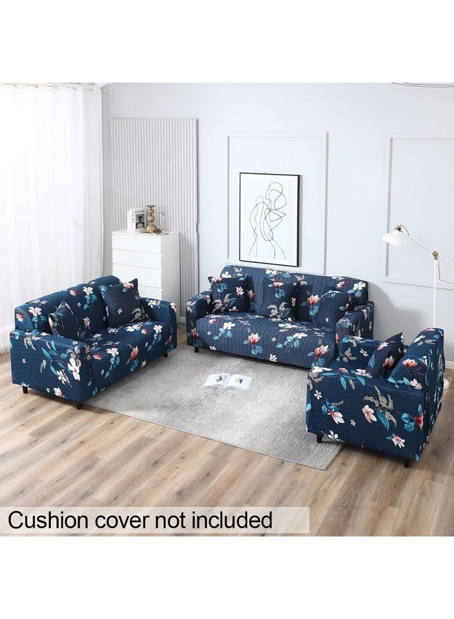 Furshine Furshine Universal Sofa Cover Big Elasticity Cover for Couch Flexible Stretch Sofa Cover | 220 GSM (Blue Lotus, Five Seater (3+1+1))  - Image 2