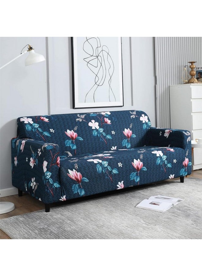 Furshine Furshine Universal Sofa Cover Big Elasticity Cover for Couch Flexible Stretch Sofa Cover | 220 GSM (Blue Lotus, Five Seater (3+1+1))  - Image 5