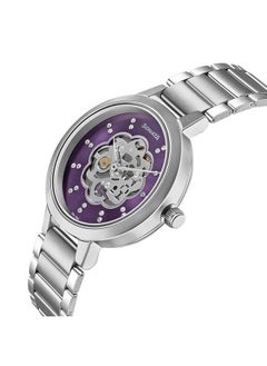 Sonata Round Shape Stainless Steel Chronograph Wrist Watch 8141SM13 - 32 mm - Silver  - Image 2