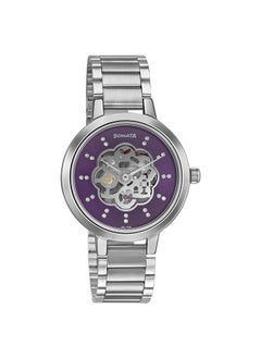 Sonata Round Shape Stainless Steel Chronograph Wrist Watch 8141SM13 - 32 mm - Silver  - Image 4