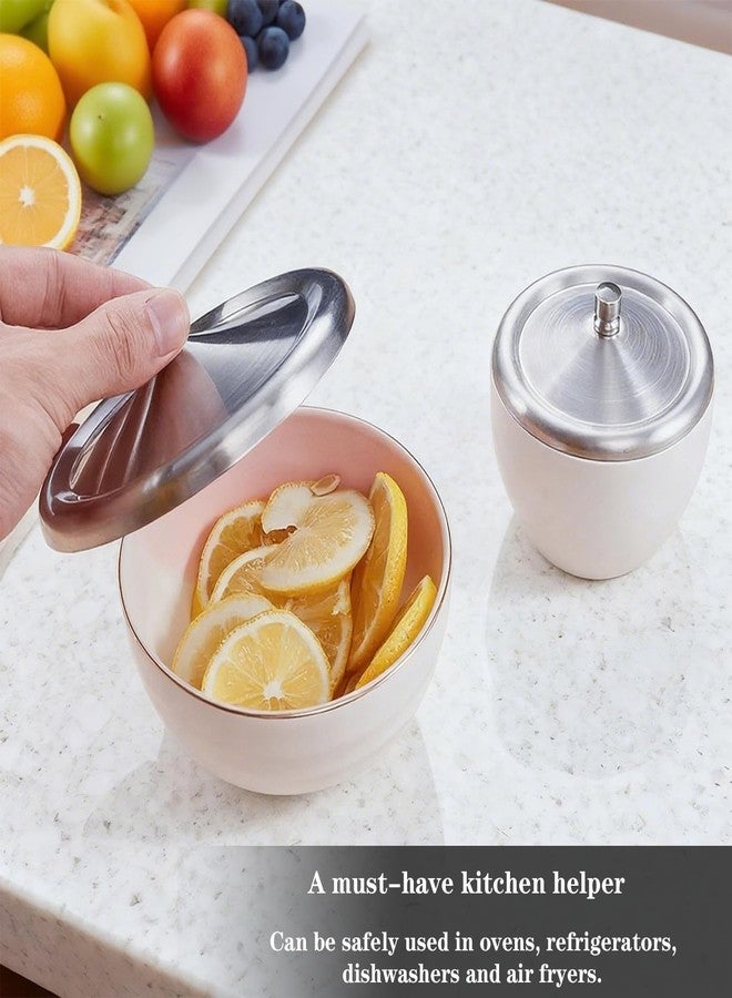 Bigwinyep 2Pcs Stainless Steel Cup Covers, 4.8Inch Coffee Mug Lid, Metal Tea Cup Cover, Universal Lid for Hot Tea Home Kitchen Camping, 12.3CM - Image 4