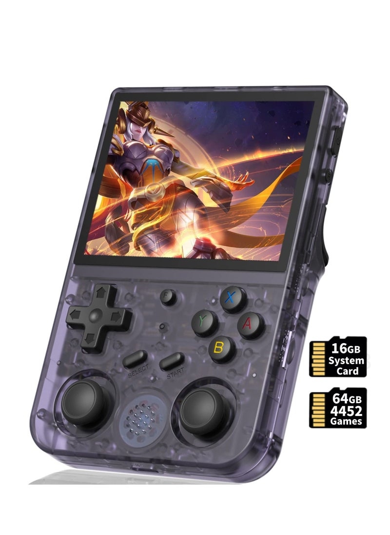 ANBERNIC  - RG353V Retro Handheld Game With Dual OS Android 11 And Linux, 64G TF Card Pre-Installed 4452 Games Supports 5G WiFi 4.2 Bluetooth - Image 1