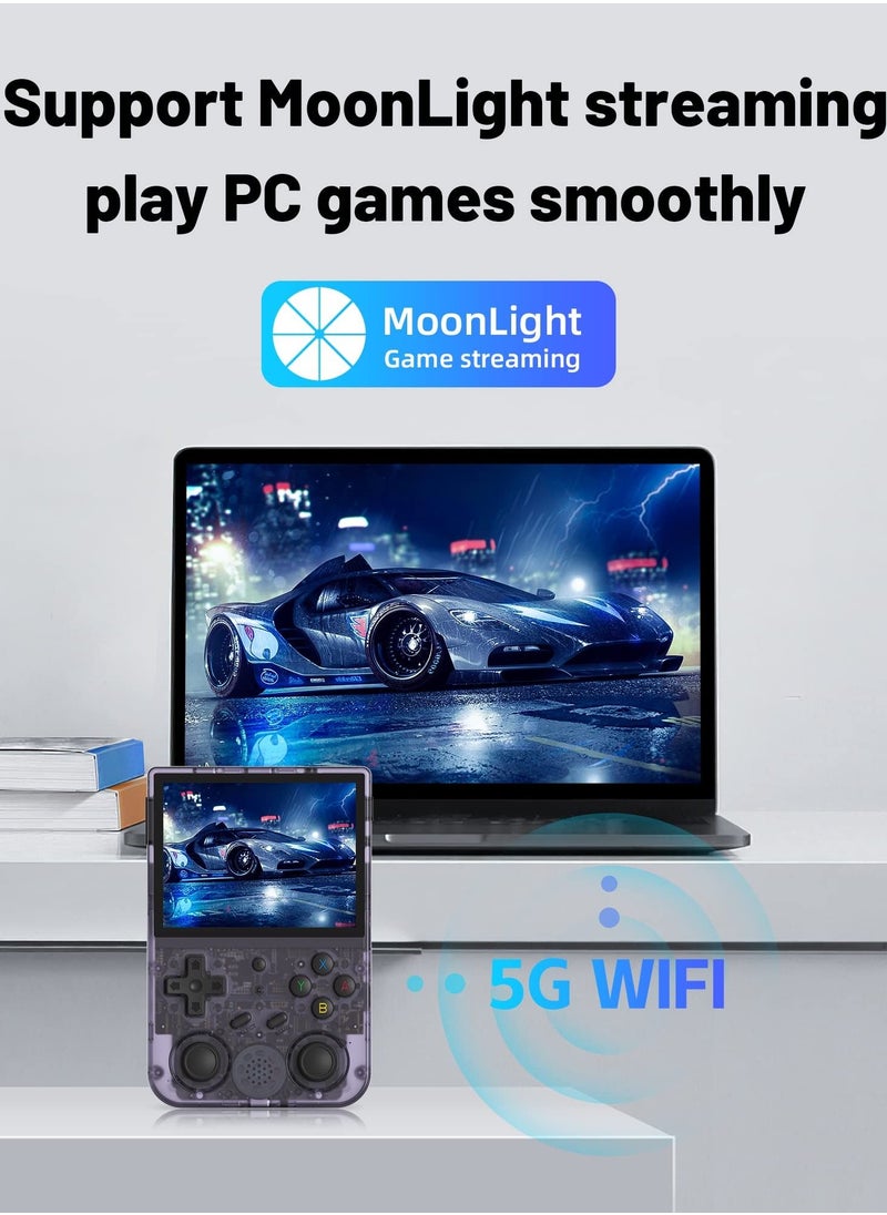 ANBERNIC  - RG353V Retro Handheld Game With Dual OS Android 11 And Linux, 64G TF Card Pre-Installed 4452 Games Supports 5G WiFi 4.2 Bluetooth - Image 1