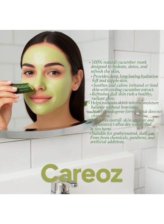 CAREOZ Cucumber Detox & Glow All-Over - Body & Face Mask - Image 4