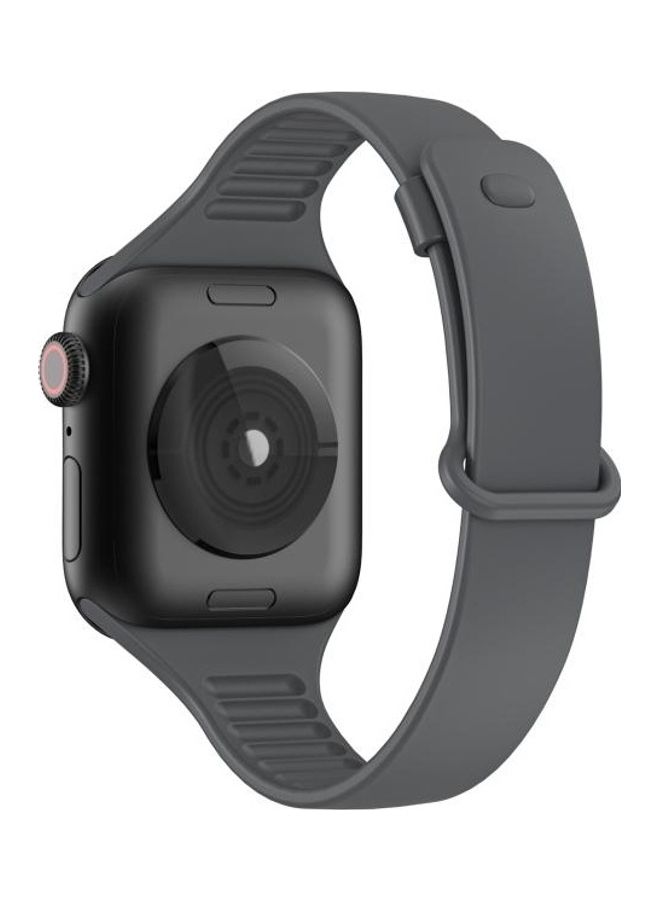 نيبمينينت سوار ساعة بديل من البولي يوريثان الحراري مزود بإبزيم منزلق رمادي داكن - Image 3