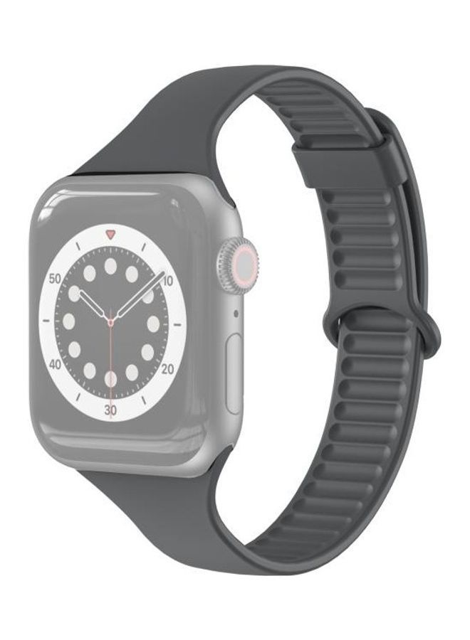 نيبمينينت سوار ساعة بديل من البولي يوريثان الحراري مزود بإبزيم منزلق رمادي داكن - Image 2