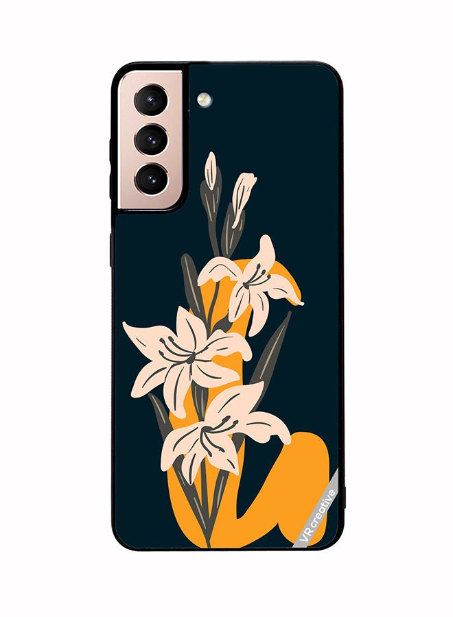 VR CREATIVE Protective Case Cover For Samsung Galaxy S21 Plus 5G Alphabet G Design Multicolour - Image 1
