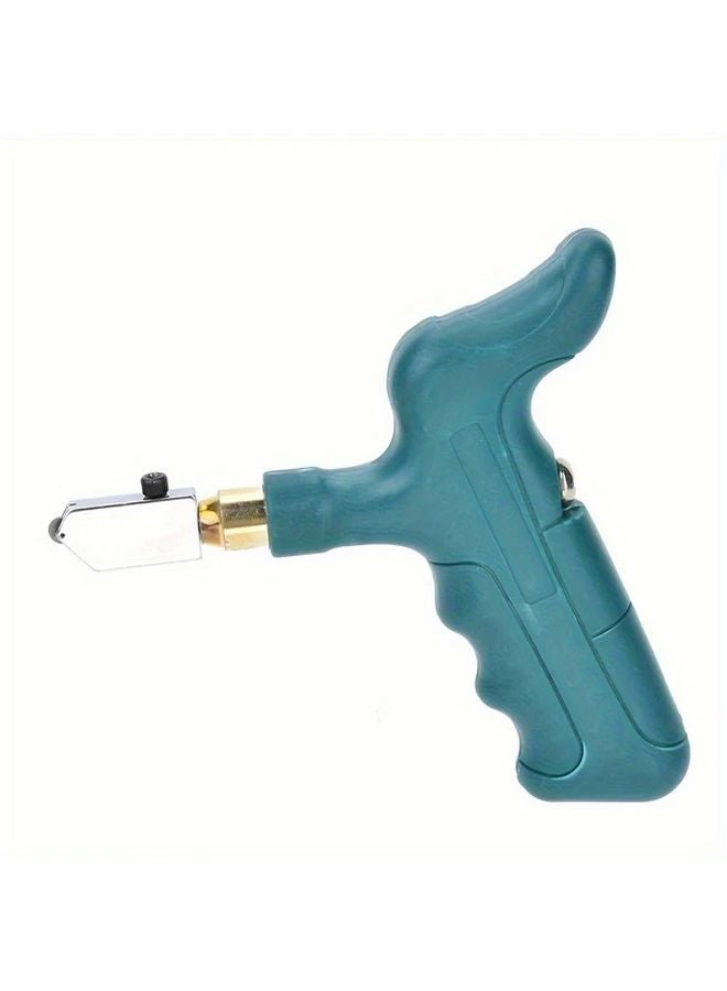 10pcs Dark Green Glass Tile Cutting Tool Kit with 2 in 1 Handheld Alloy Tile Opener - Image 4
