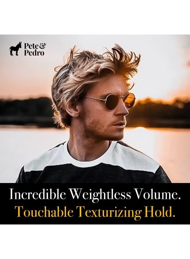 Pete & Pedro SALT - Natural Sea Salt Spray for Hair Men & Women, Adds Instant Volume, Texture, Thickness, & Light Hold | Texturizing & Thickening | As Seen on Shark Tank, 8.5 oz. - Image 2